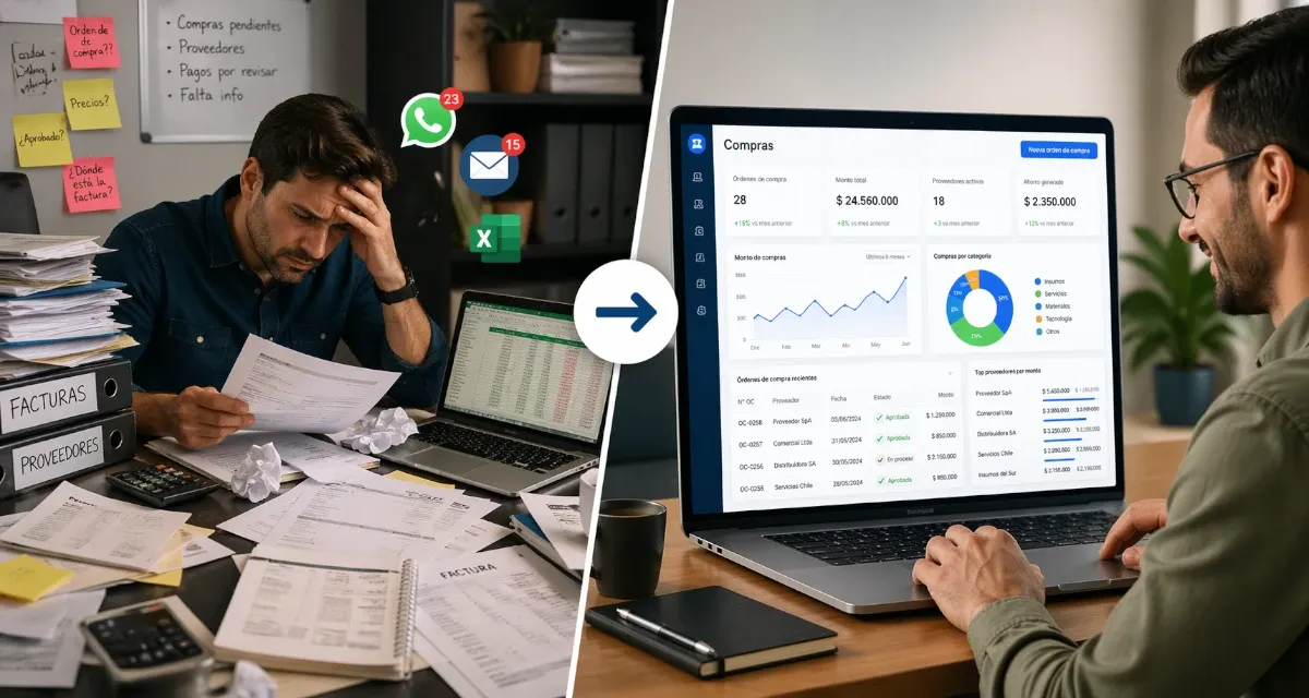 Por qué las PYMEs chilenas siguen perdiendo el control de sus compras (y cómo salir de esa trampa)
